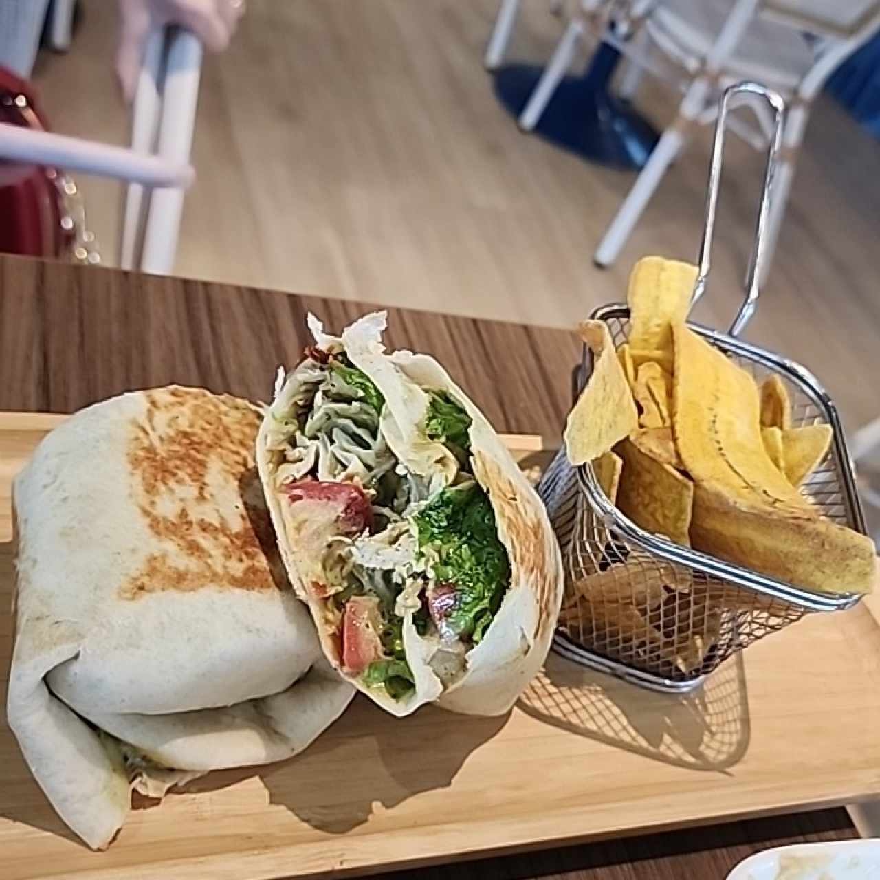 wrap de pollo