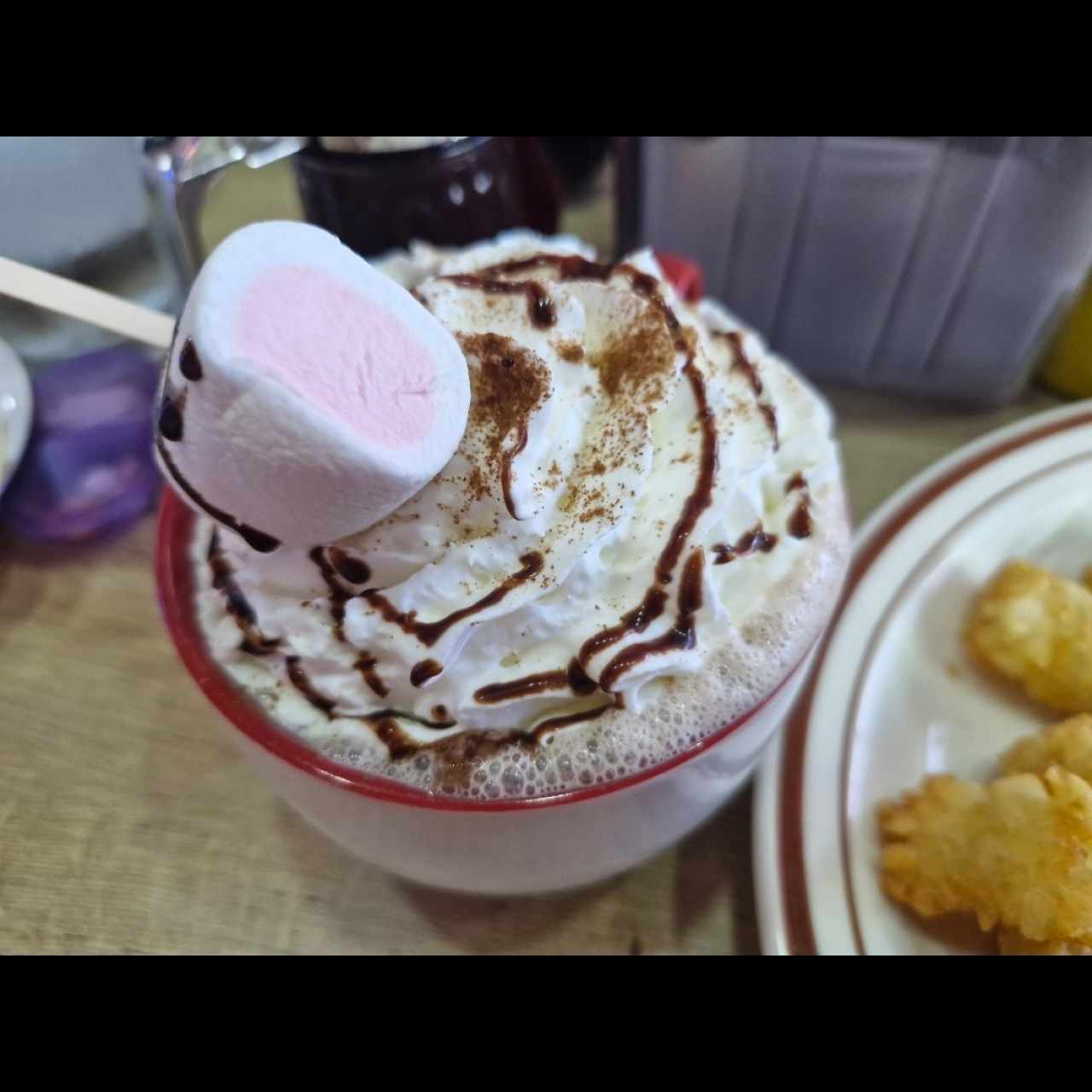 chocolate caliente 12 oz