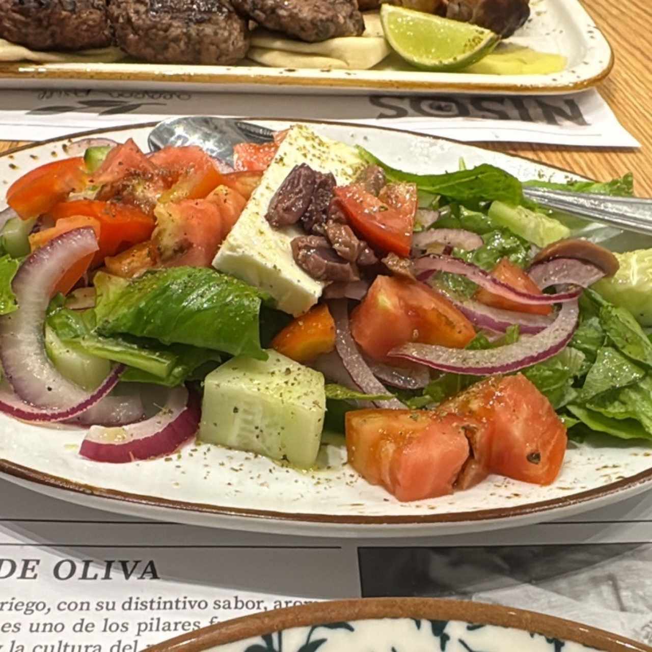ACOMPAÑAMIENTOS - Ensalada griega