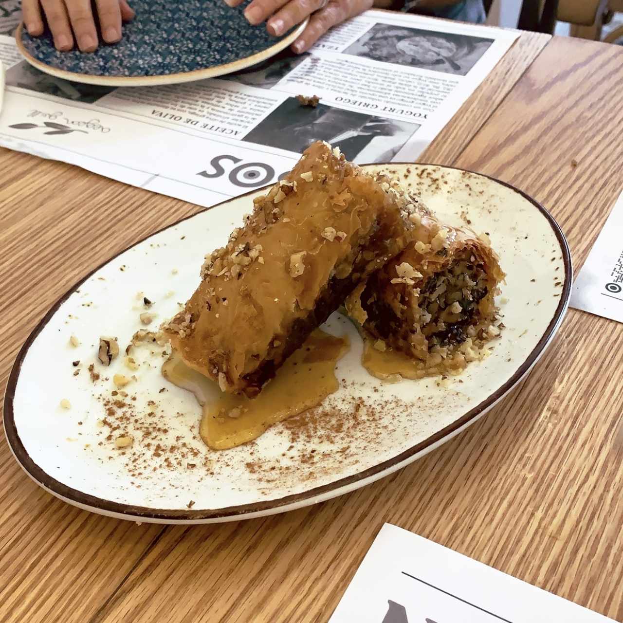 BAKLAVÁ. Muy bueno, pero no le senti Los pistachos 