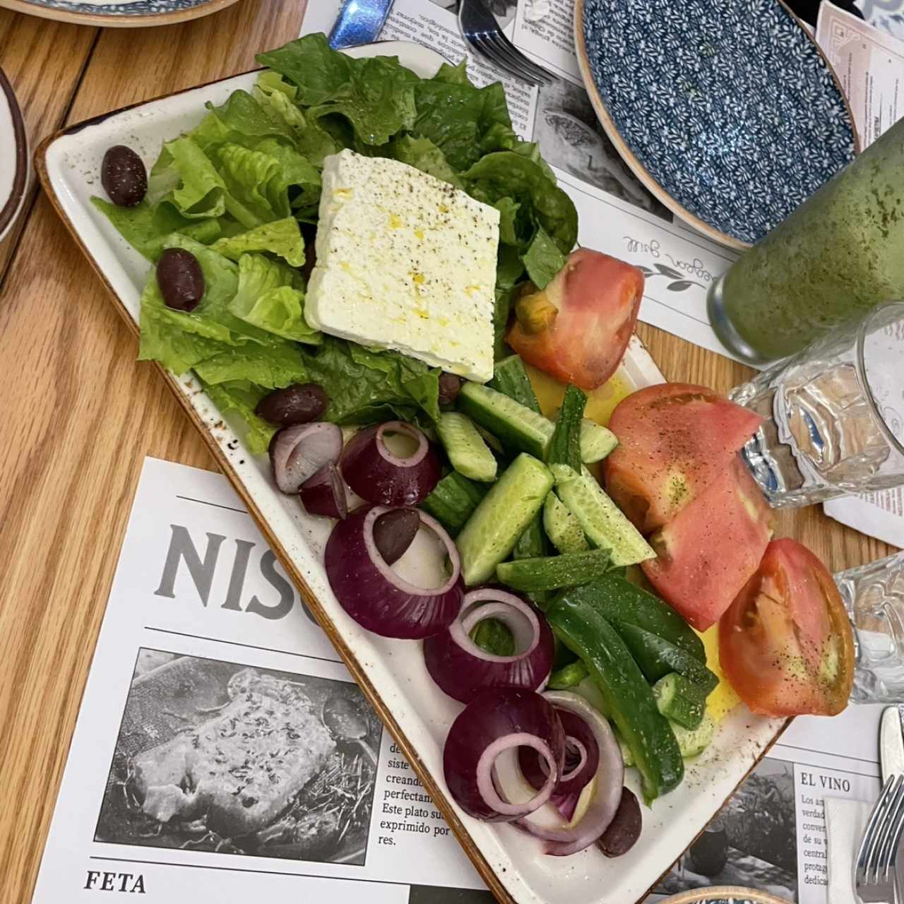 ENSALADAS - ENSALADA GRIEGA GRUESA