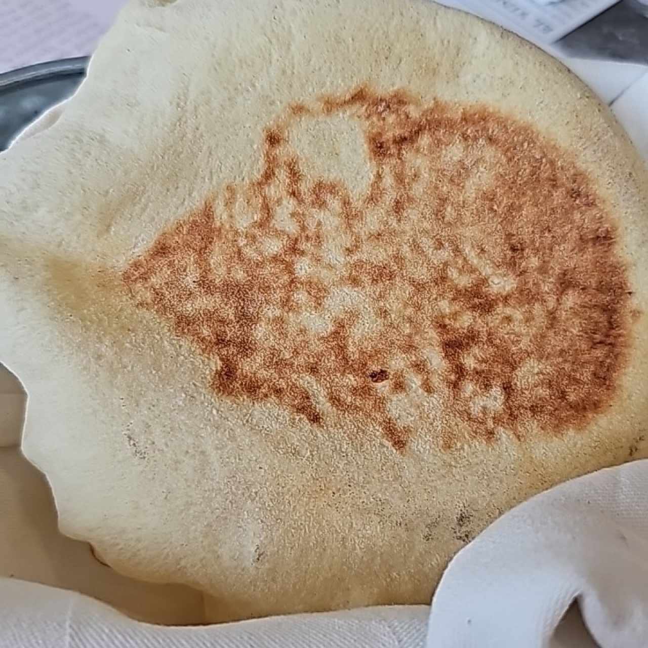 Pan pita hecho a mano