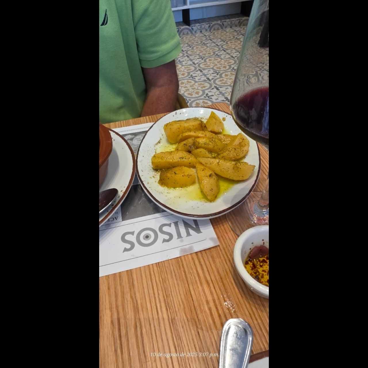 Papas griegas al horno