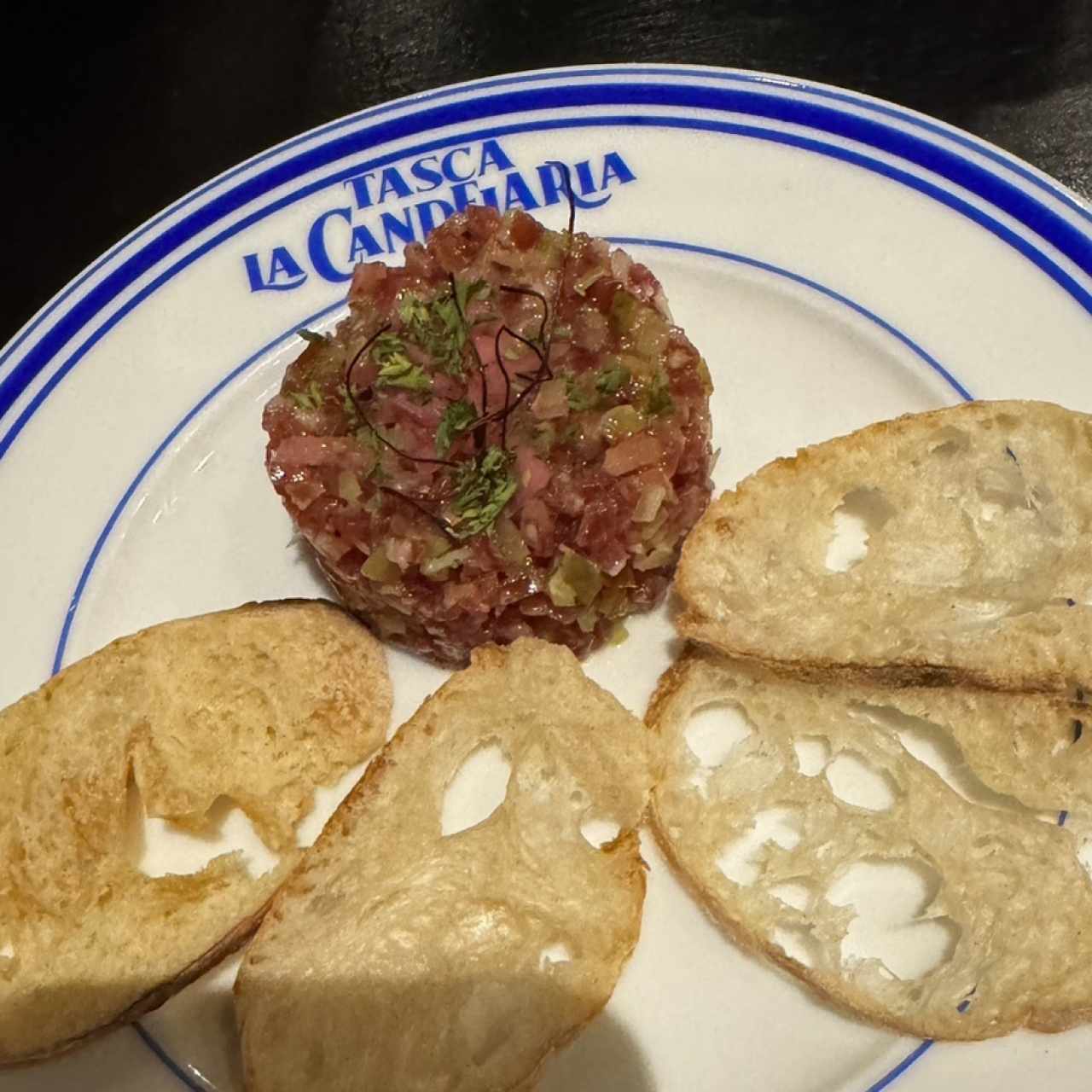 Tartar de fuet 