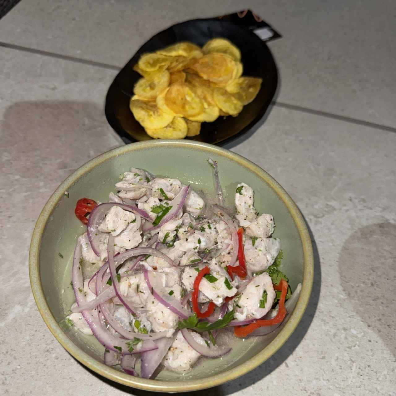 Ceviche de corvina 