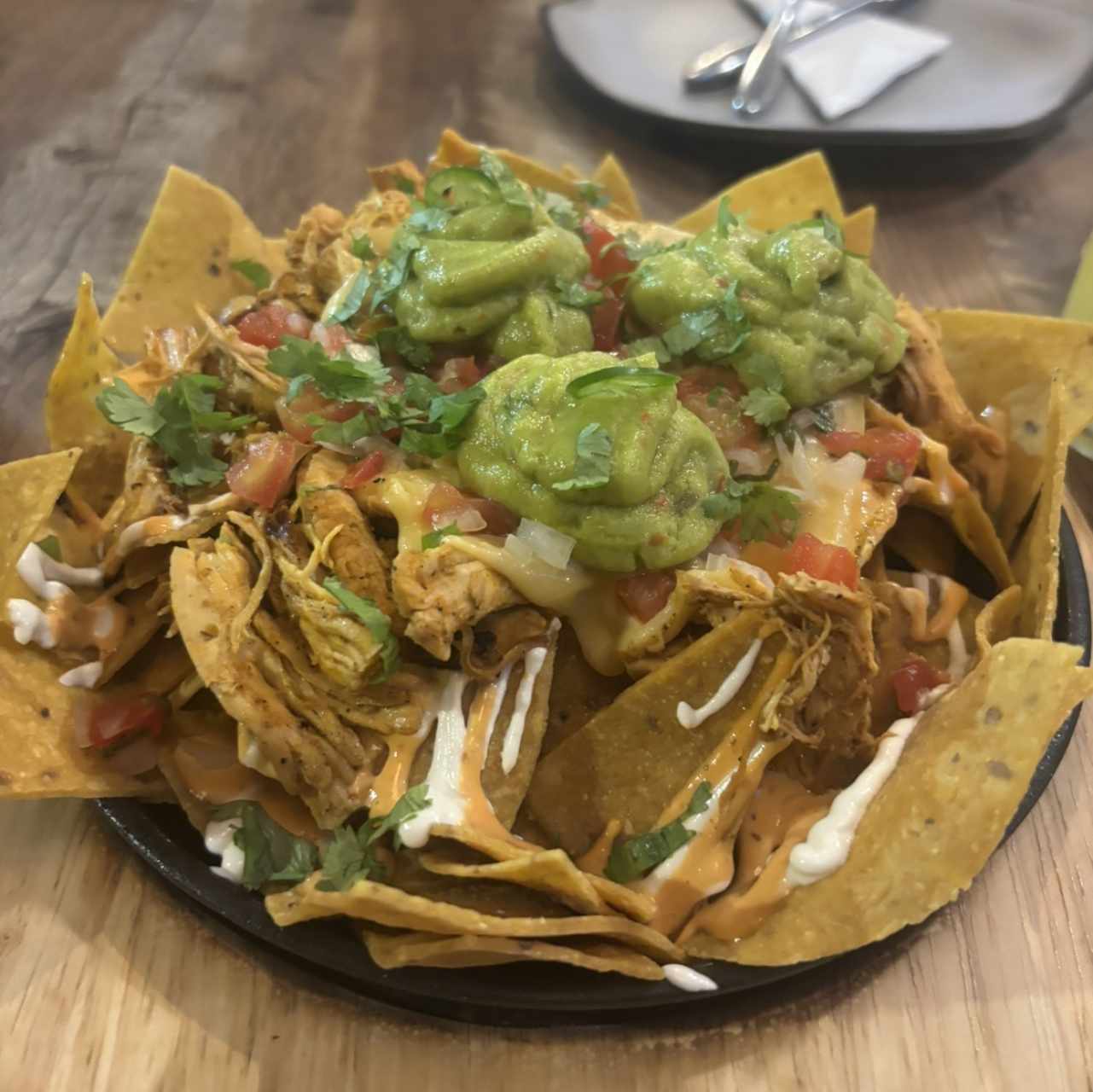 Nachos de pollo