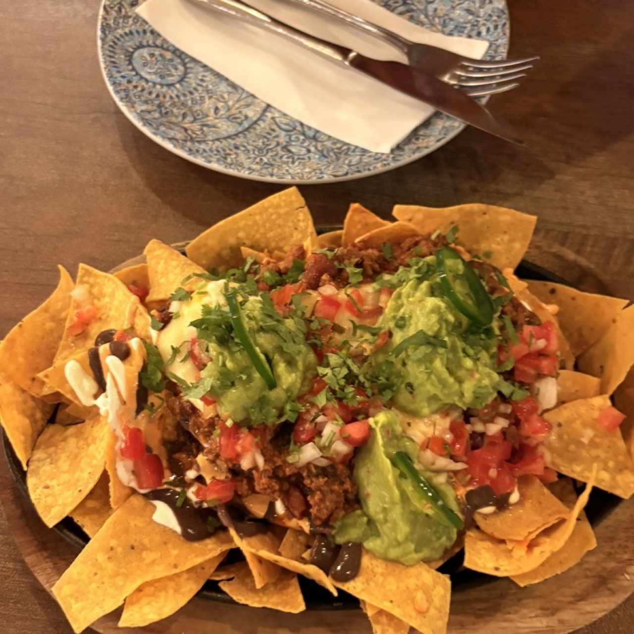 Nachos de carne