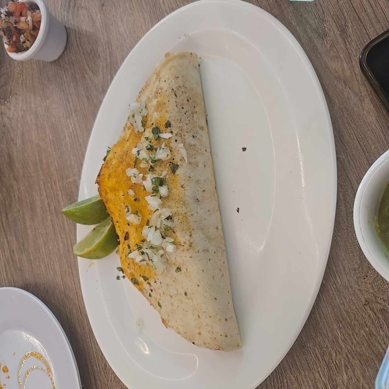 quesadilla mar y tierra