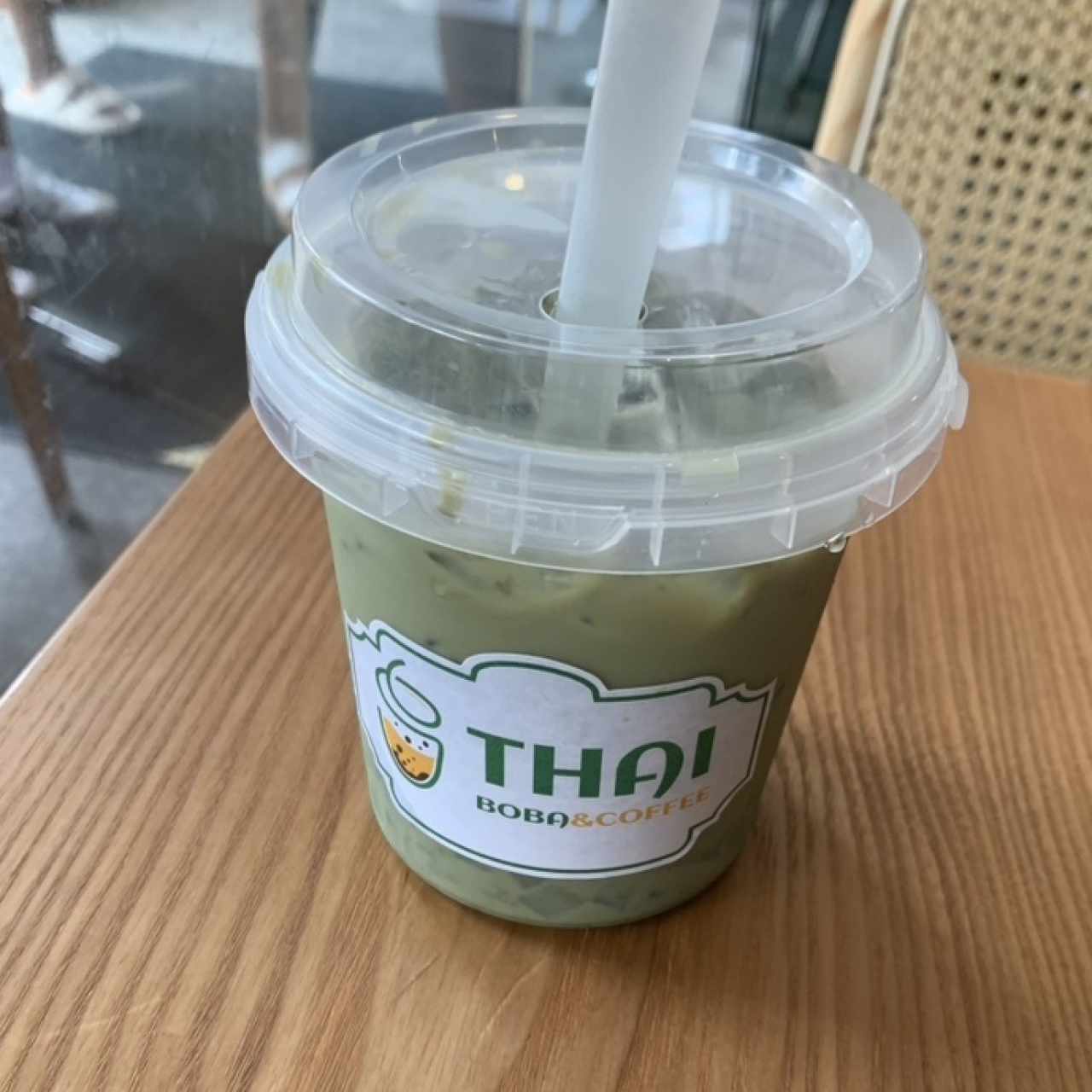 Bubble matcha con coco