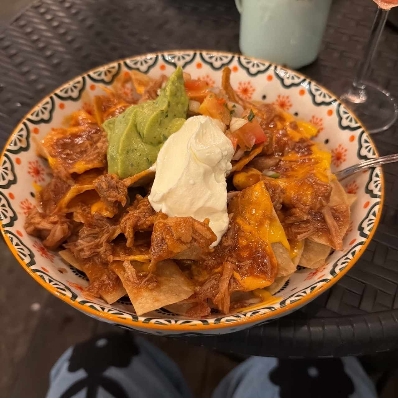 Nachos pulled pork