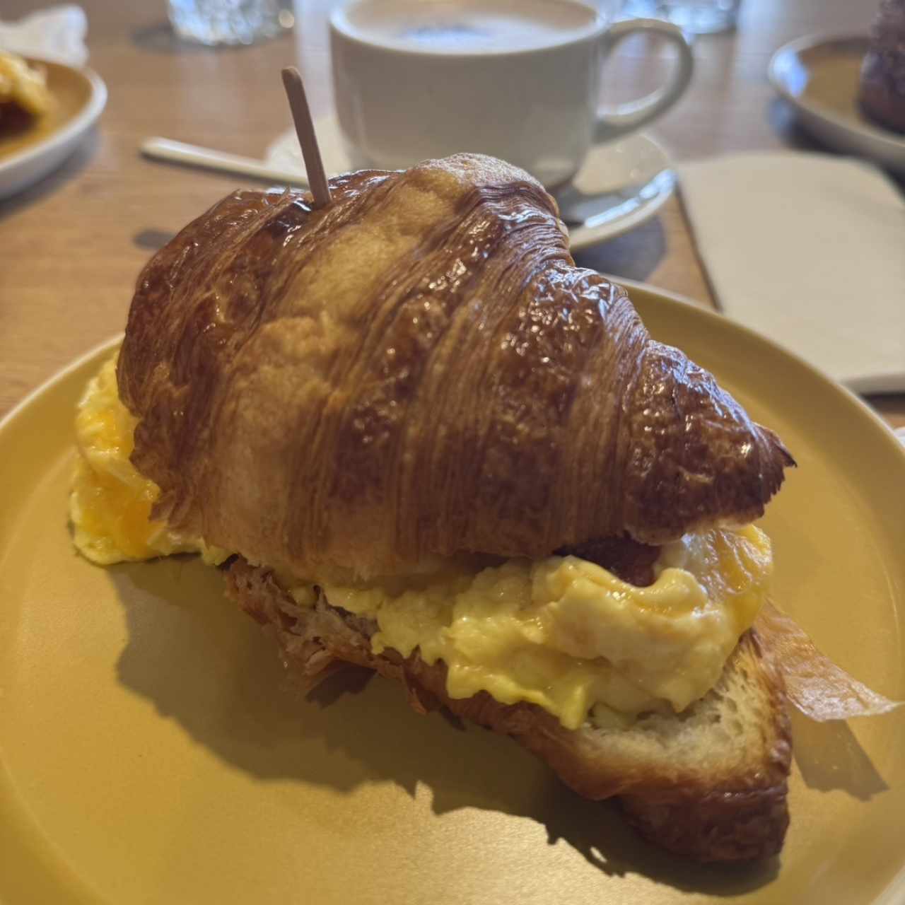 Bacon and Eggs Croissant 