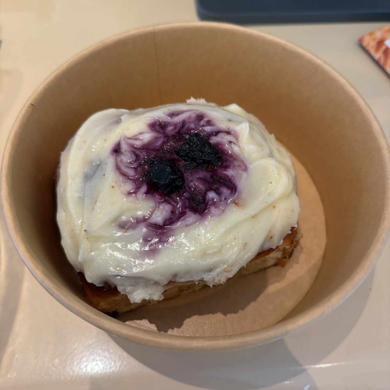 Blueberry cream cheese roll