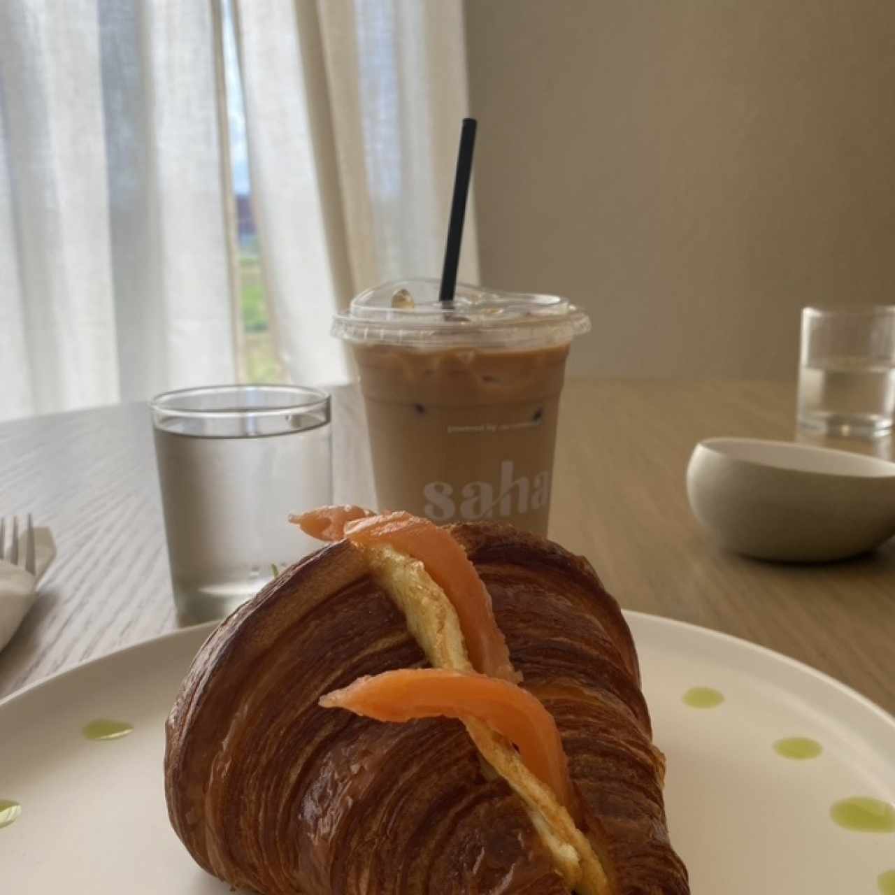 Cured Salmon Croissant