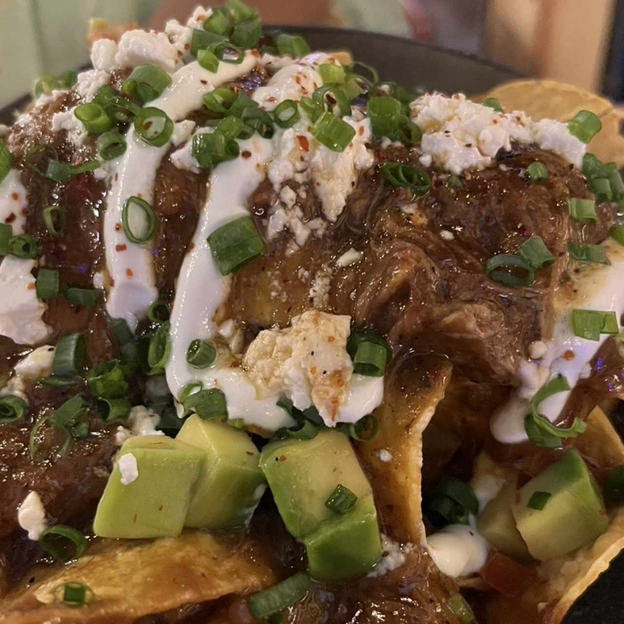 Nachos de pulled pork