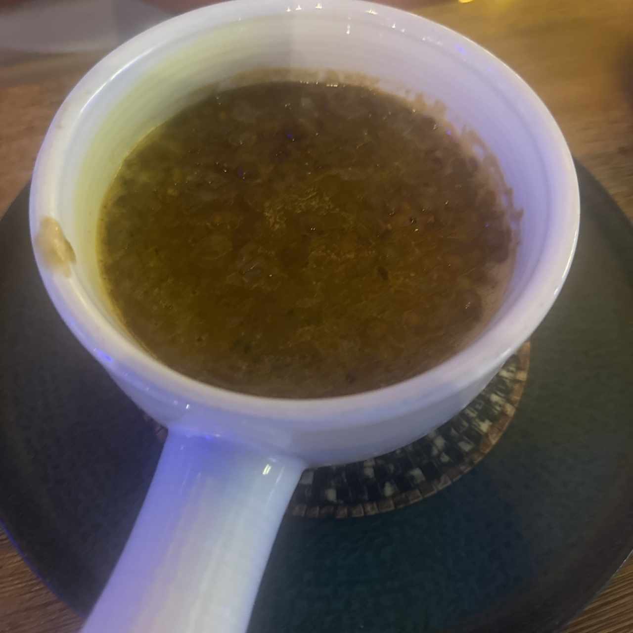Sopa de lentejas 
