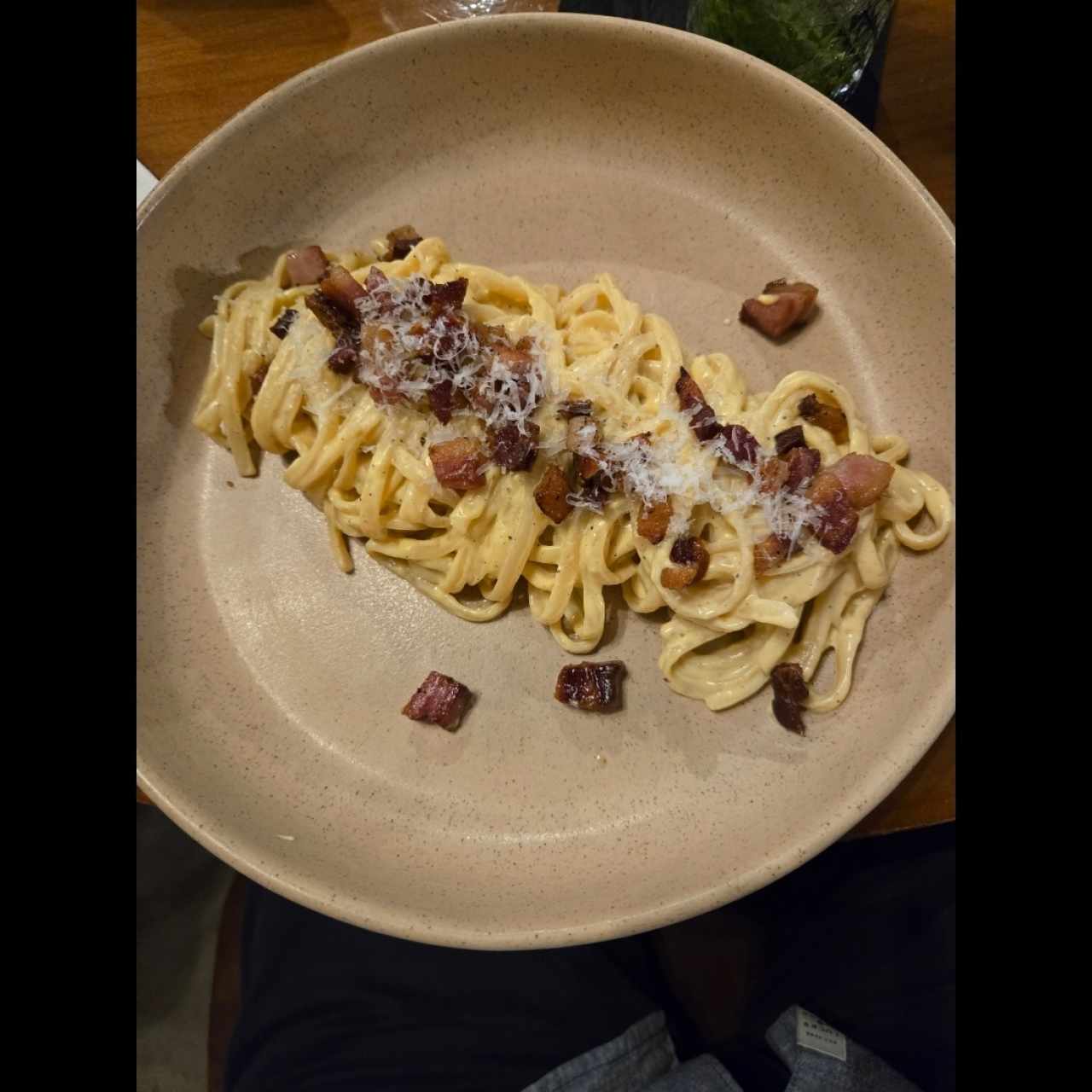 fetuchine a la carbonara