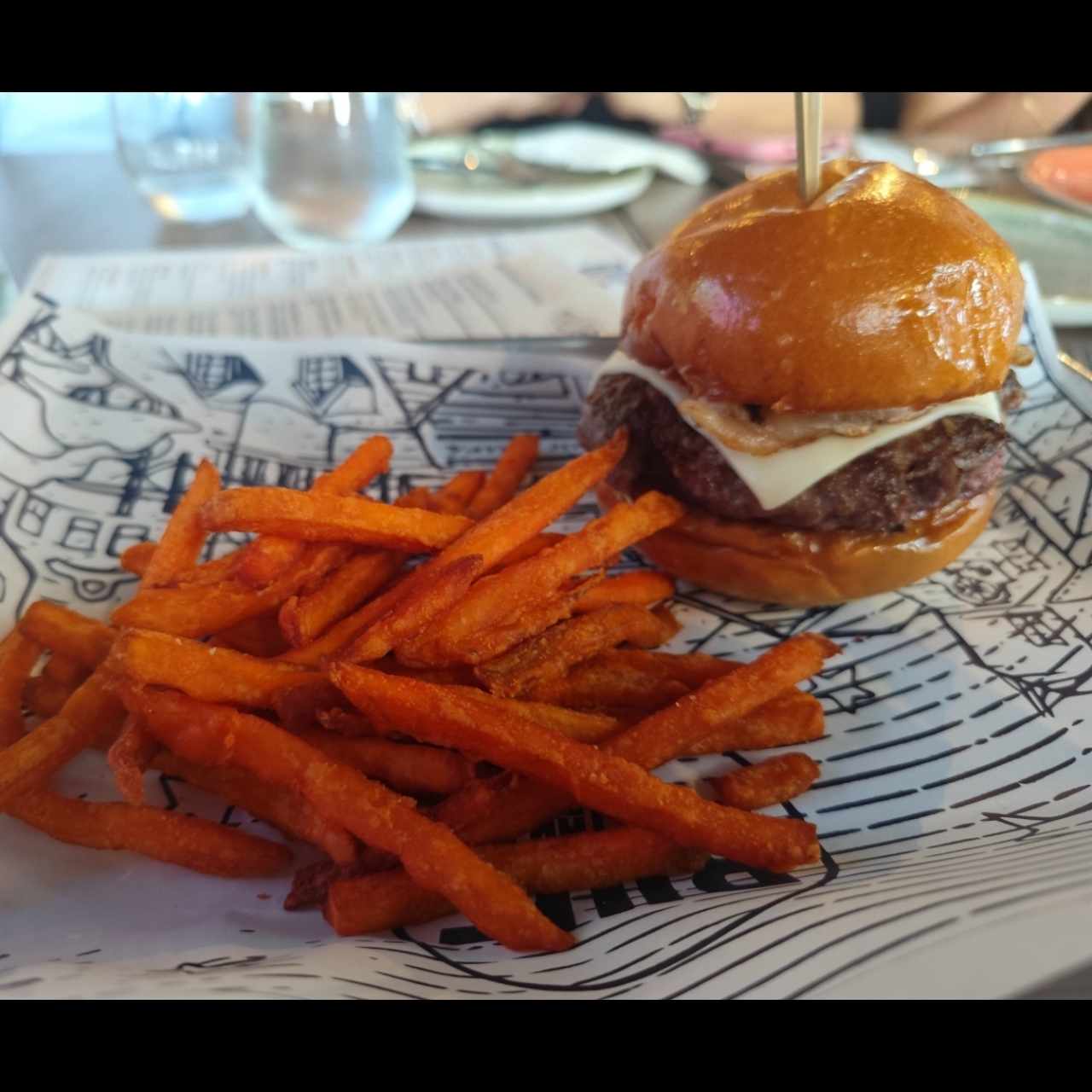 blue tap hamburger 