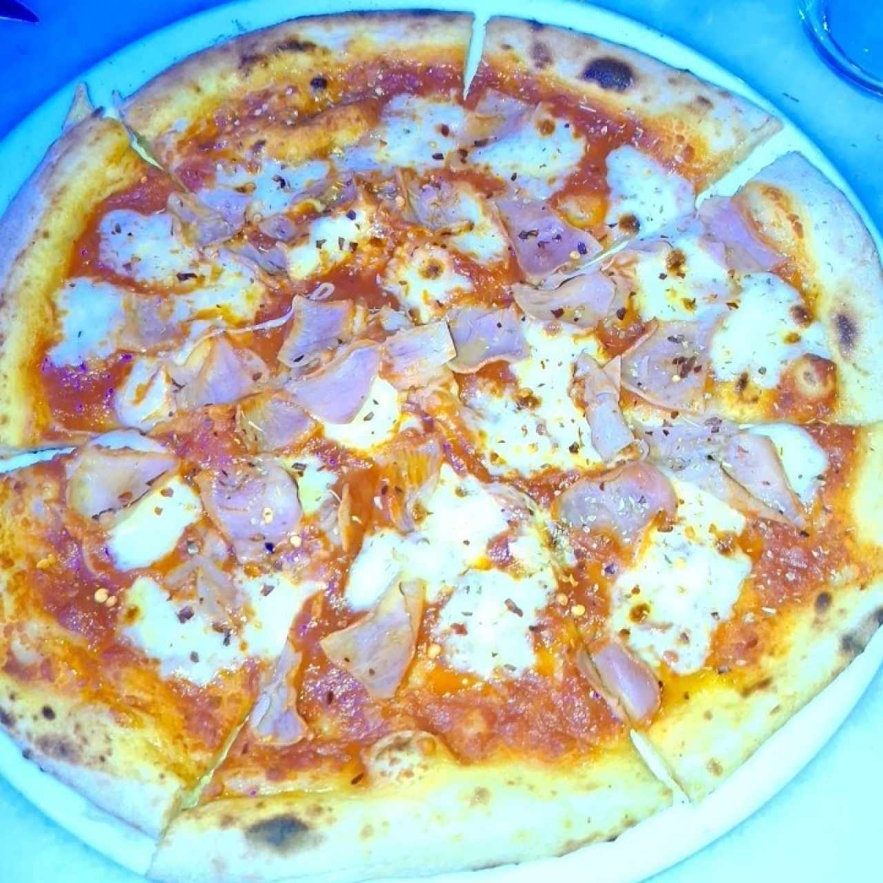 Pizza jamón 
