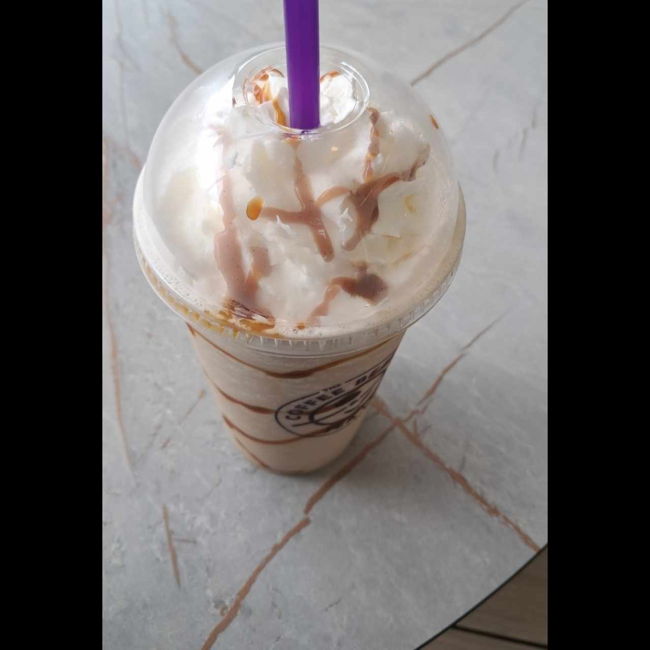 Frappe de caramelo con cafe