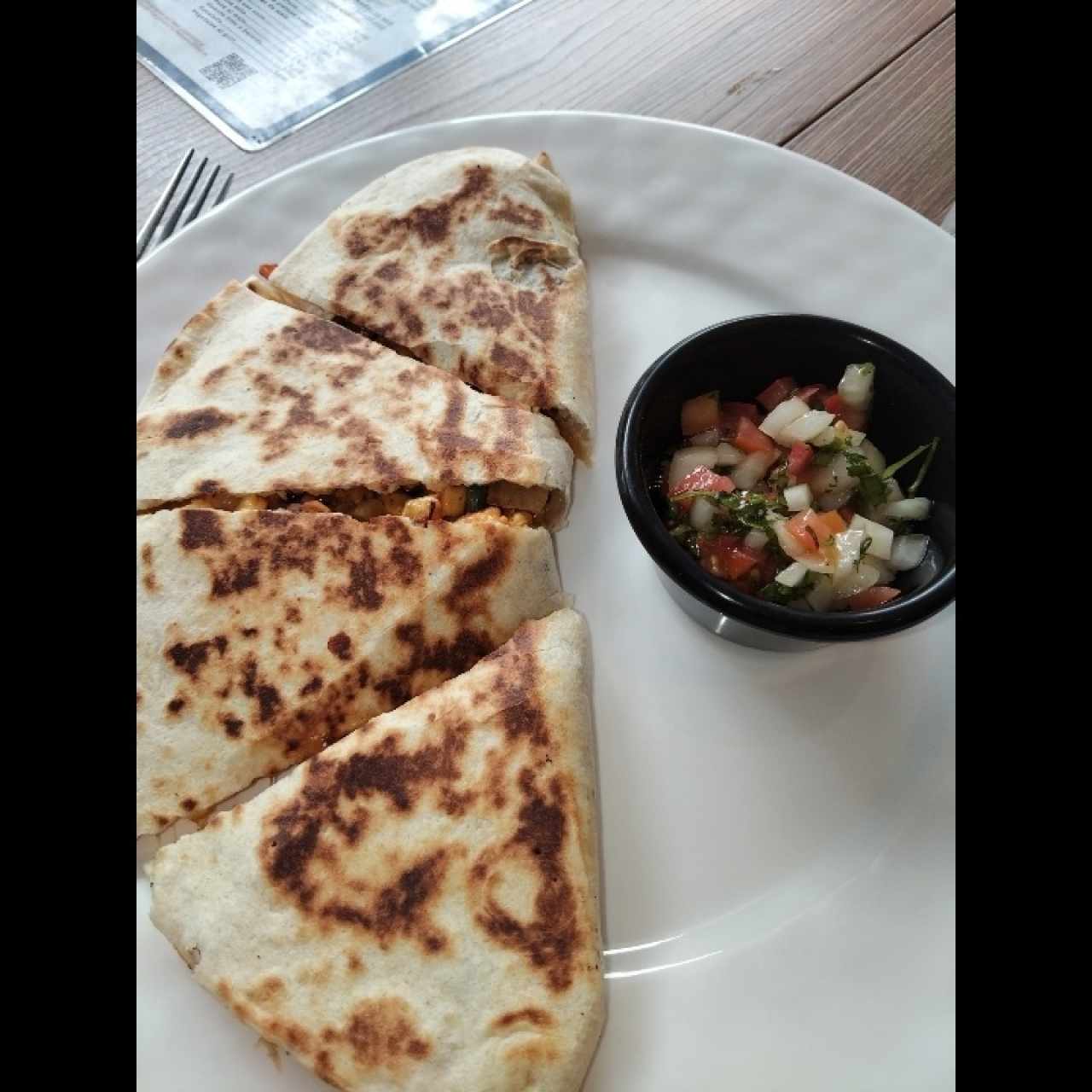 Quesadillas de camarones