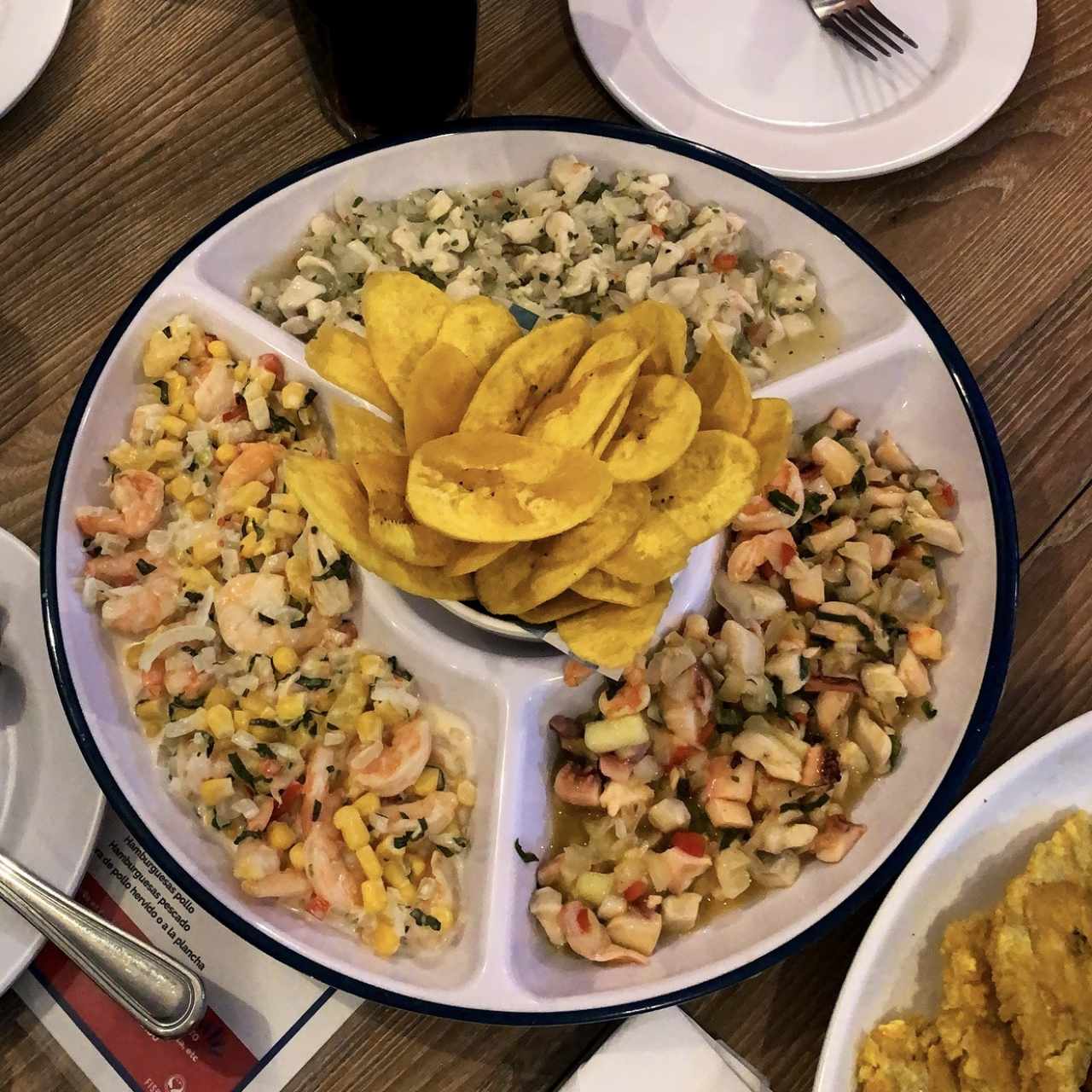 Trio de Ceviches     Todos muy buenos