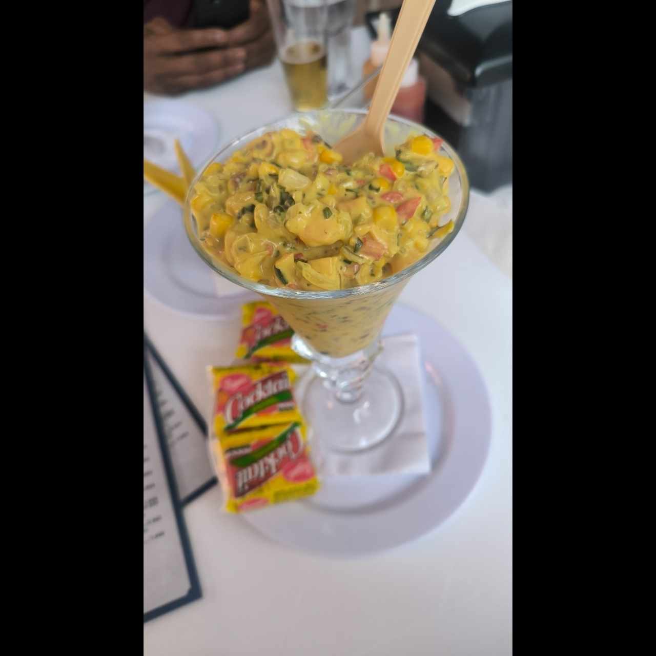 Cóctel de Pulpo y Maiz