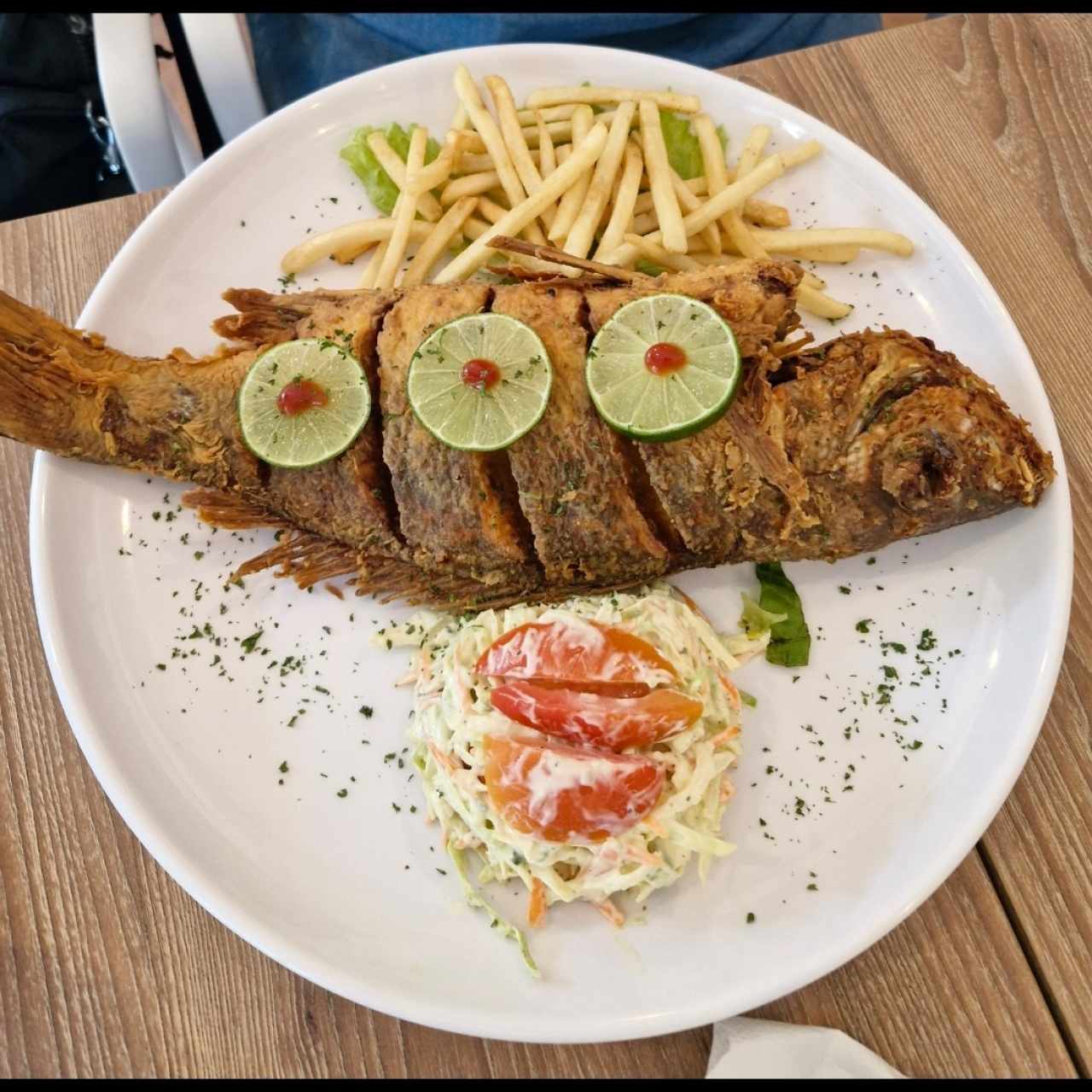 pargo grande frito 
