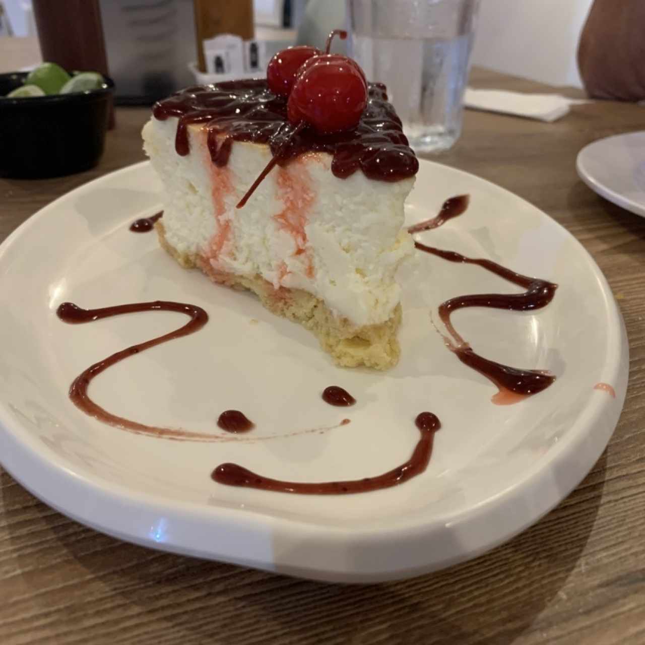 Cheese Cake con baño de frutos rojos
