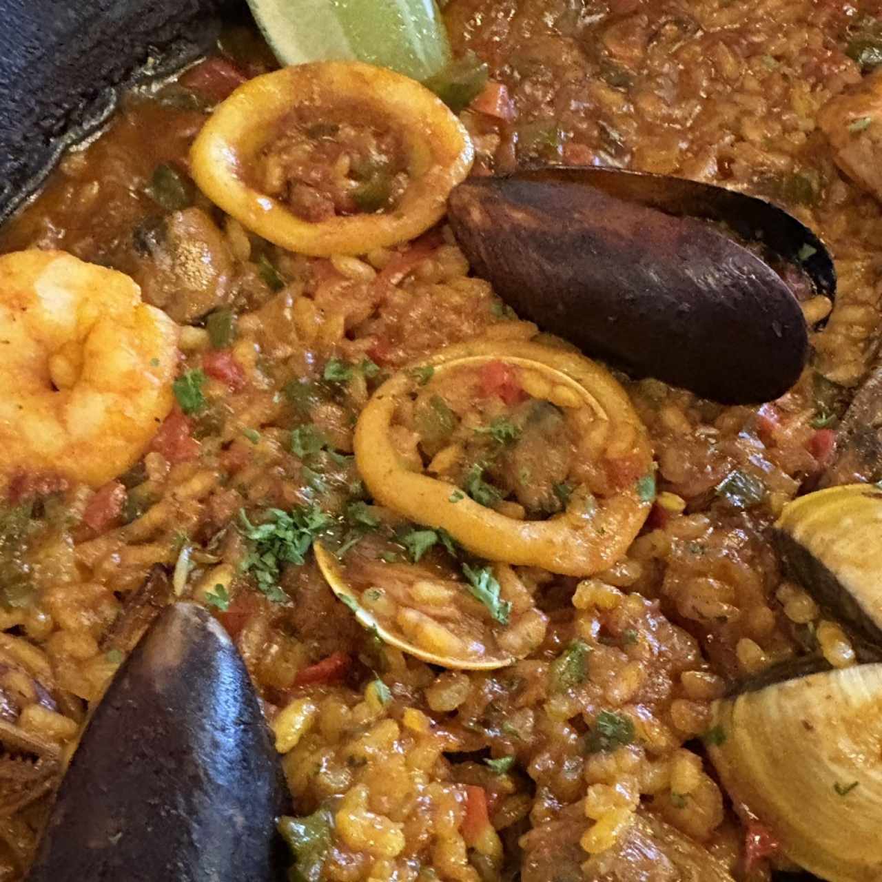 Paella de mariscos