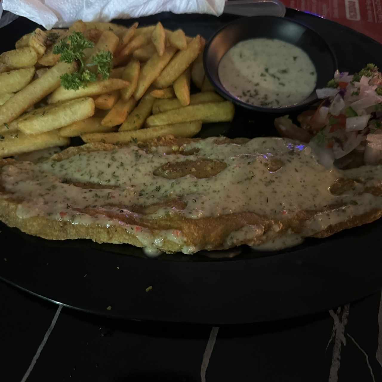 Pescado al estilo Gool