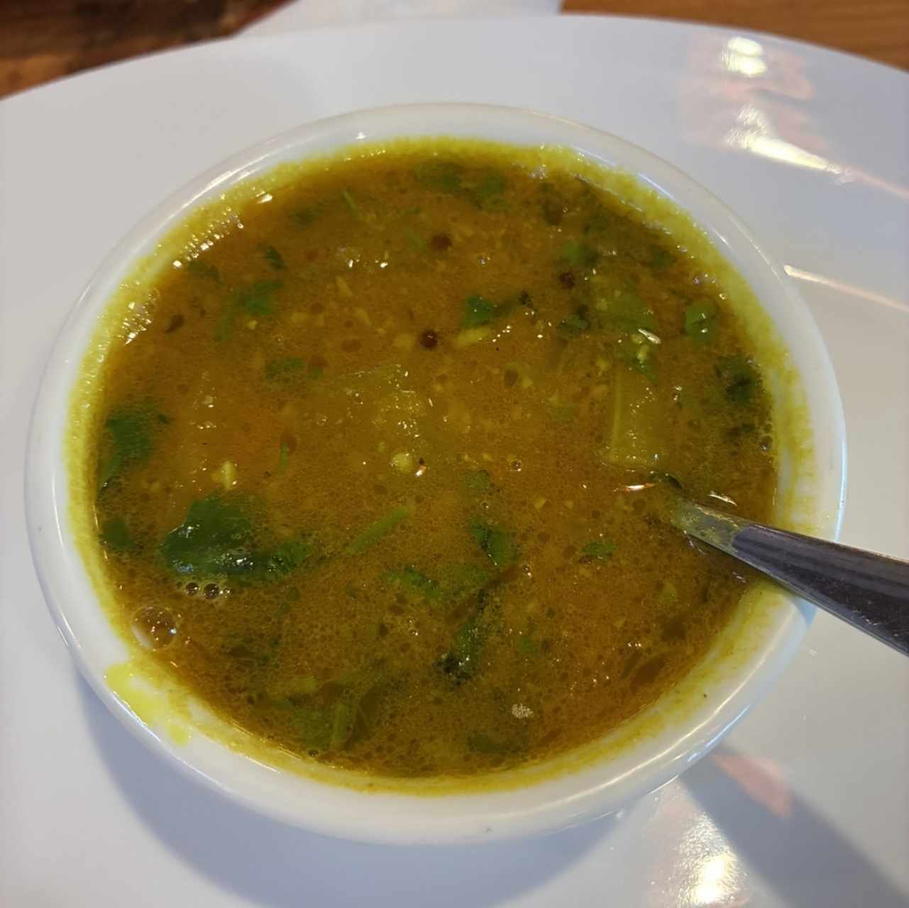 Sopa de lentejas 