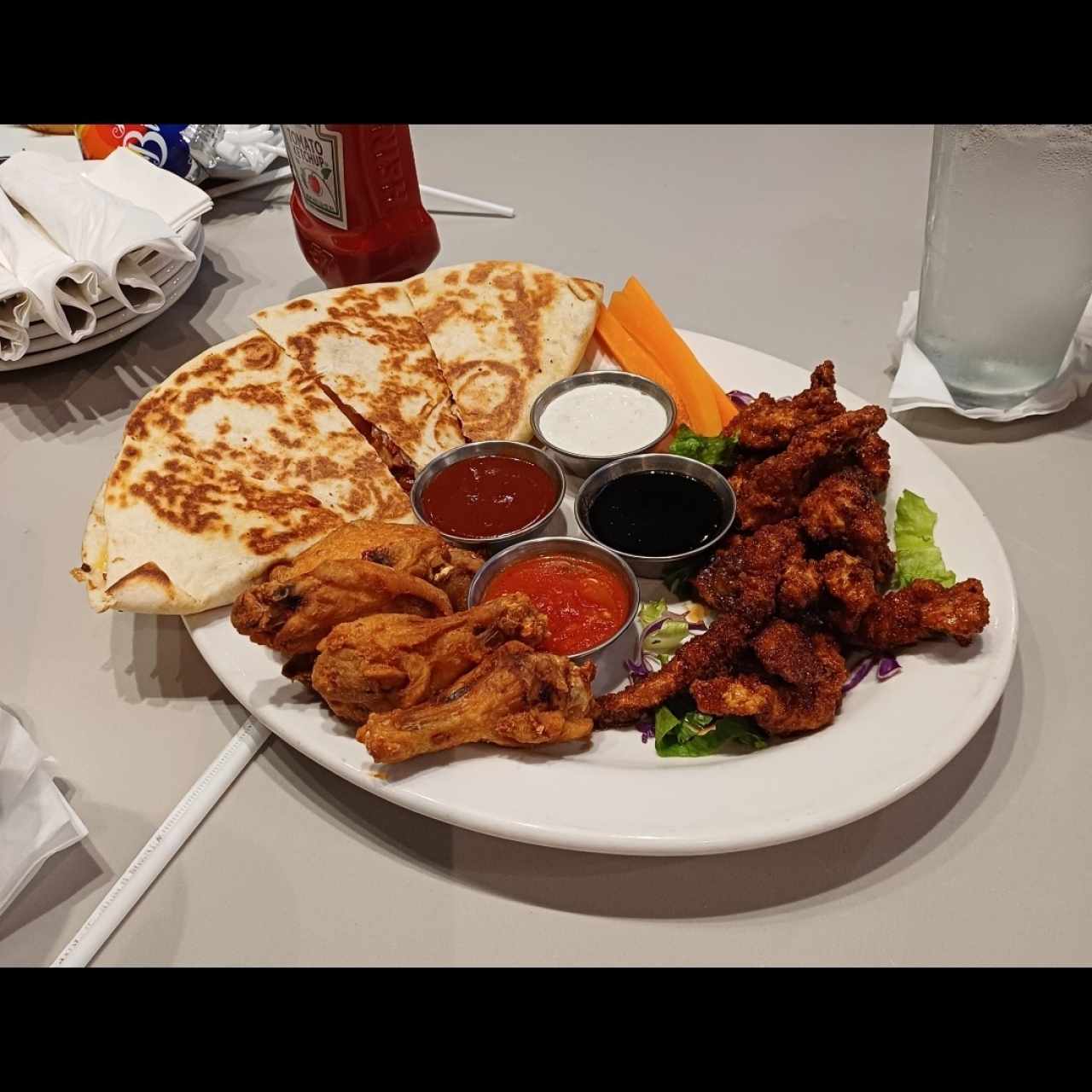 Triple Chicken Sampler