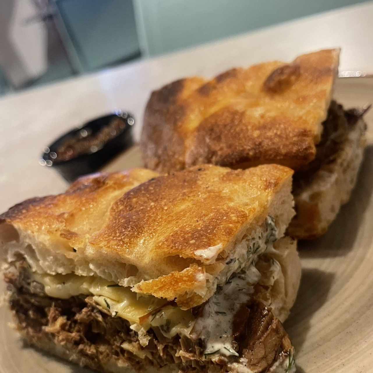 Focaccia de RoastBeef 