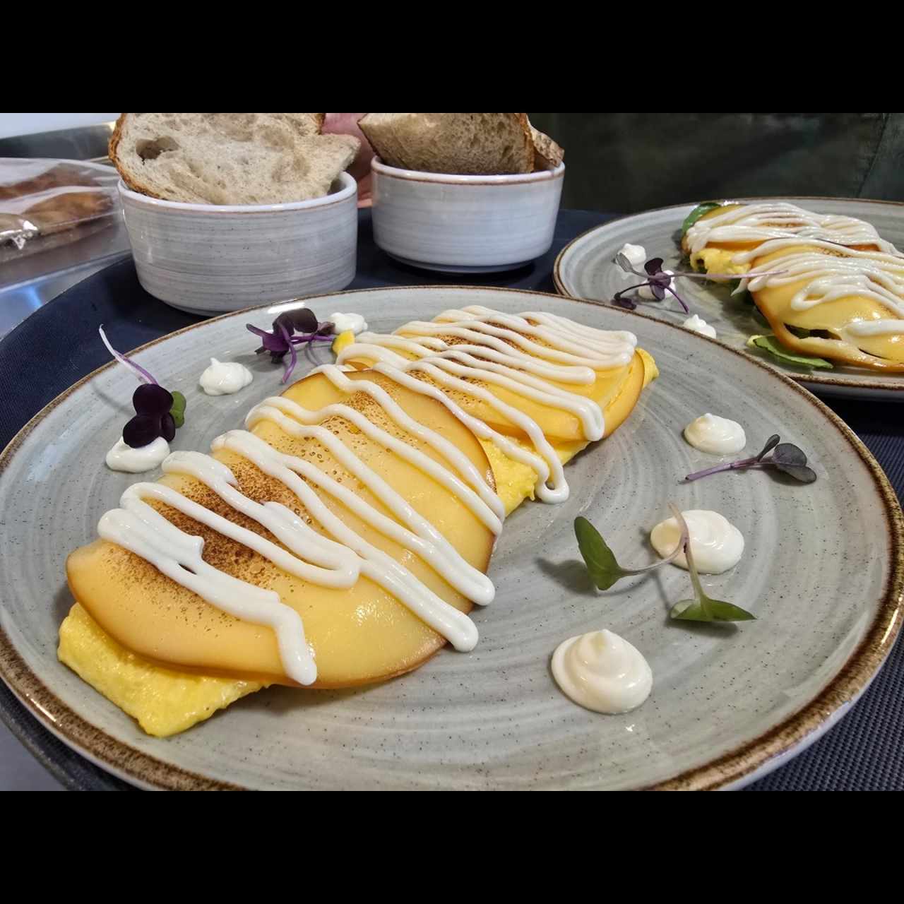 excepcional el omelette de espinaca y hongos, 100% recomendado