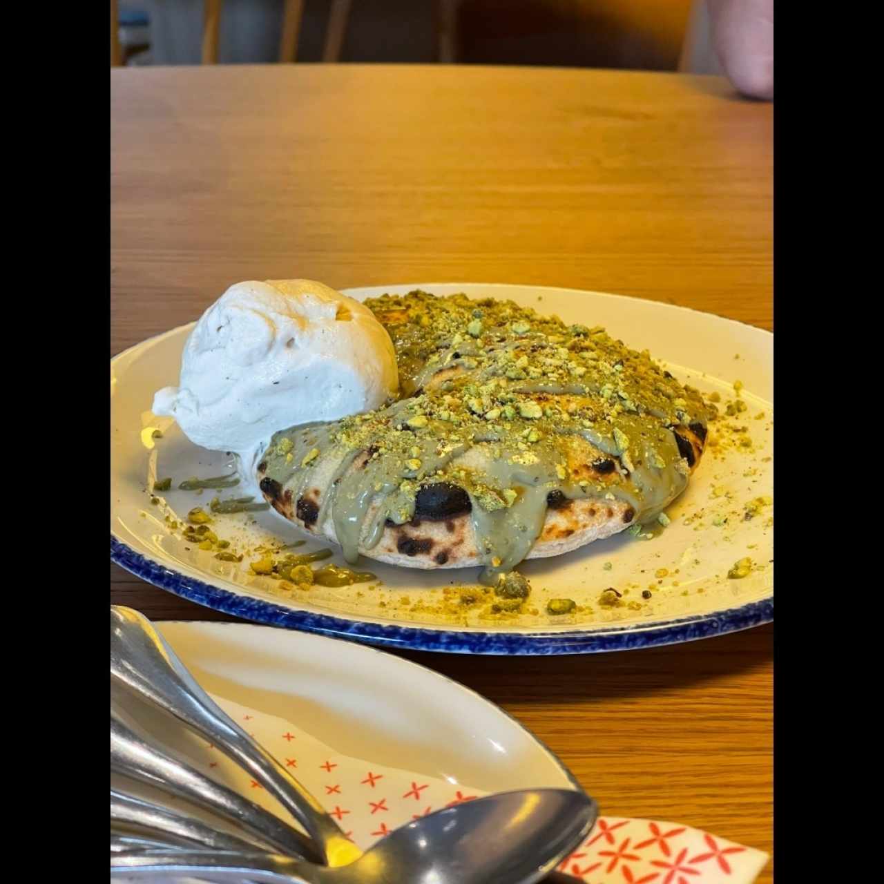 Postre Nutella y Pistacho 
