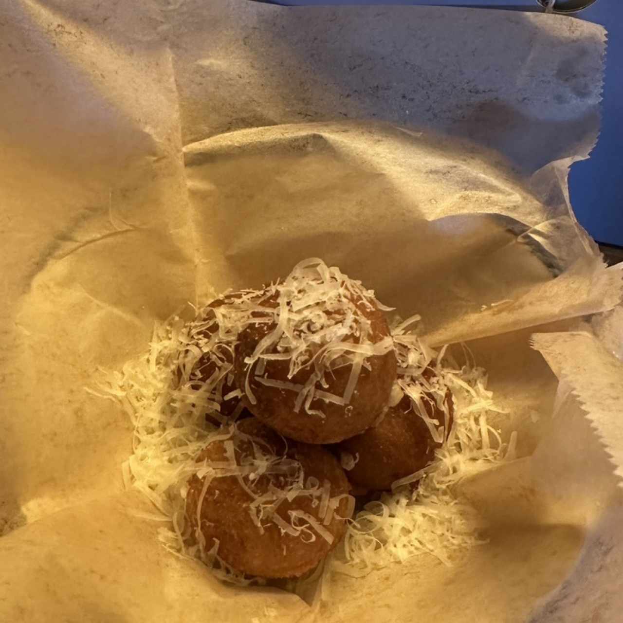 ARANCINI DI CACCIO E PEPE
