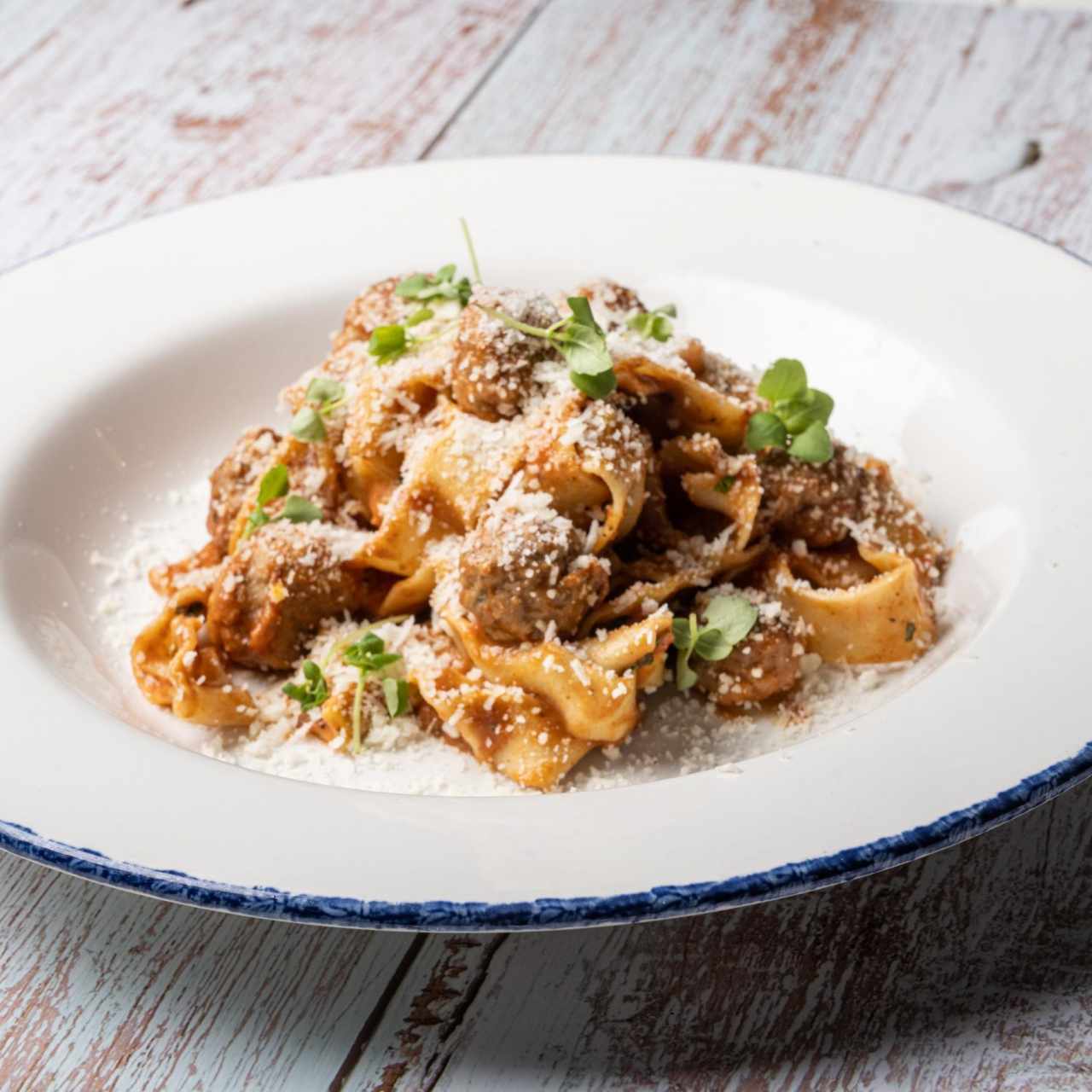TAGLIATELLE & POLPETTE