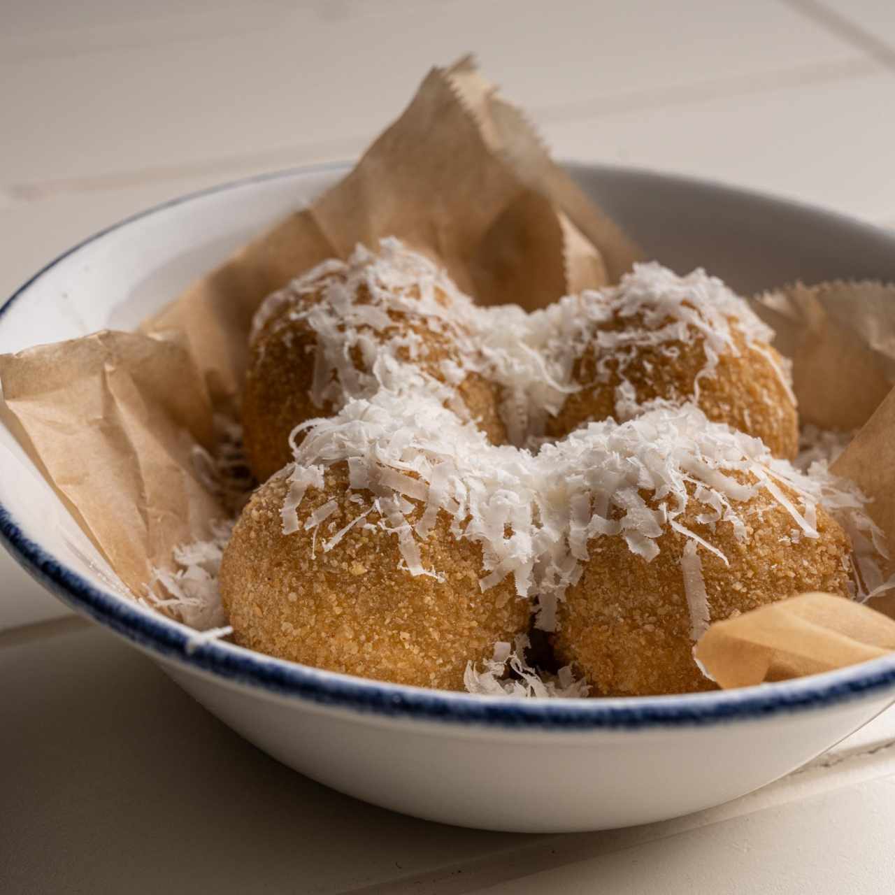 ARANCINI DI CACCIO E PEPE