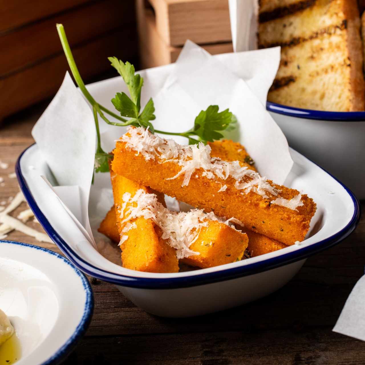 POLENTA FRITTA CON AIOLI