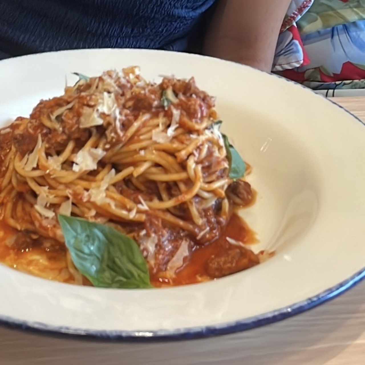 SPAGHETTI ALFREDO E PROSCIUTTO