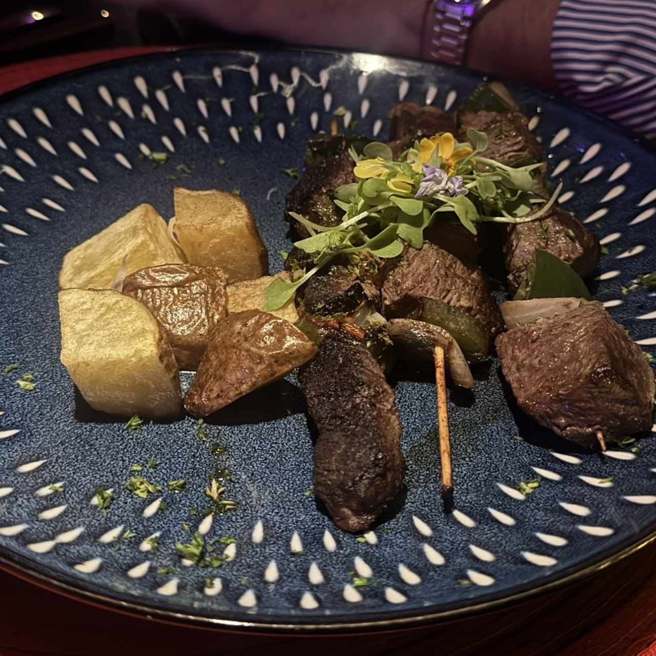 Brocheta de carne