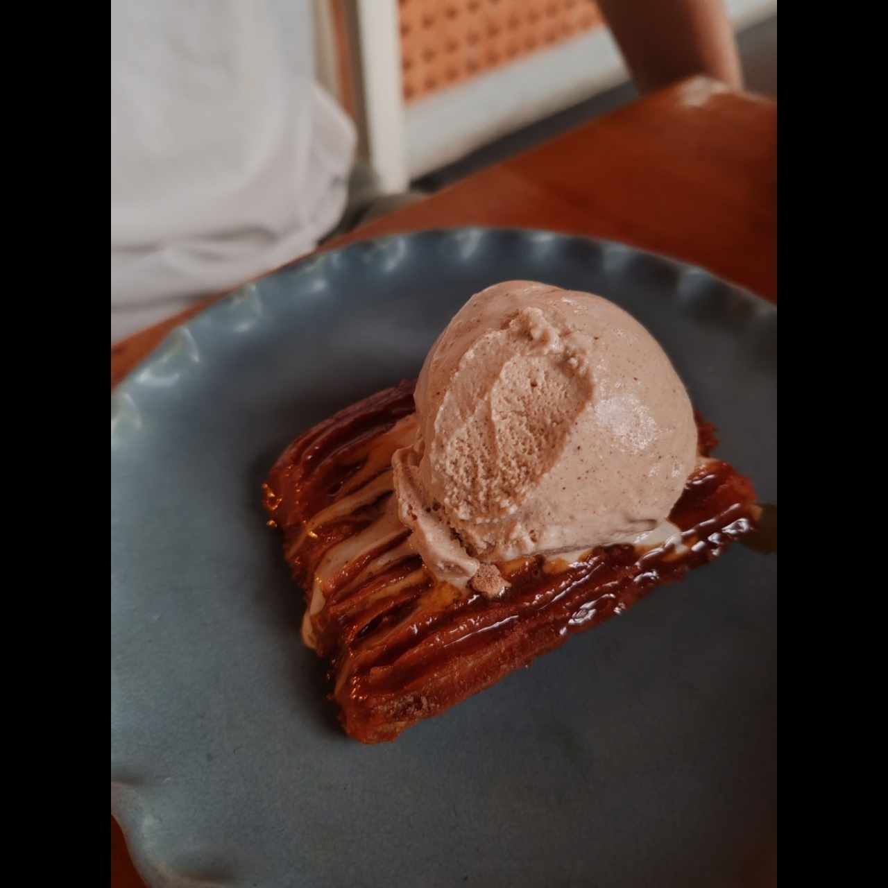 Churros con helado 