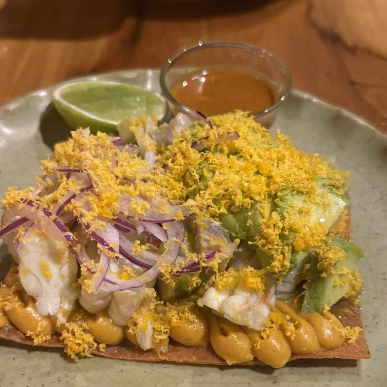 Tostada de yuca