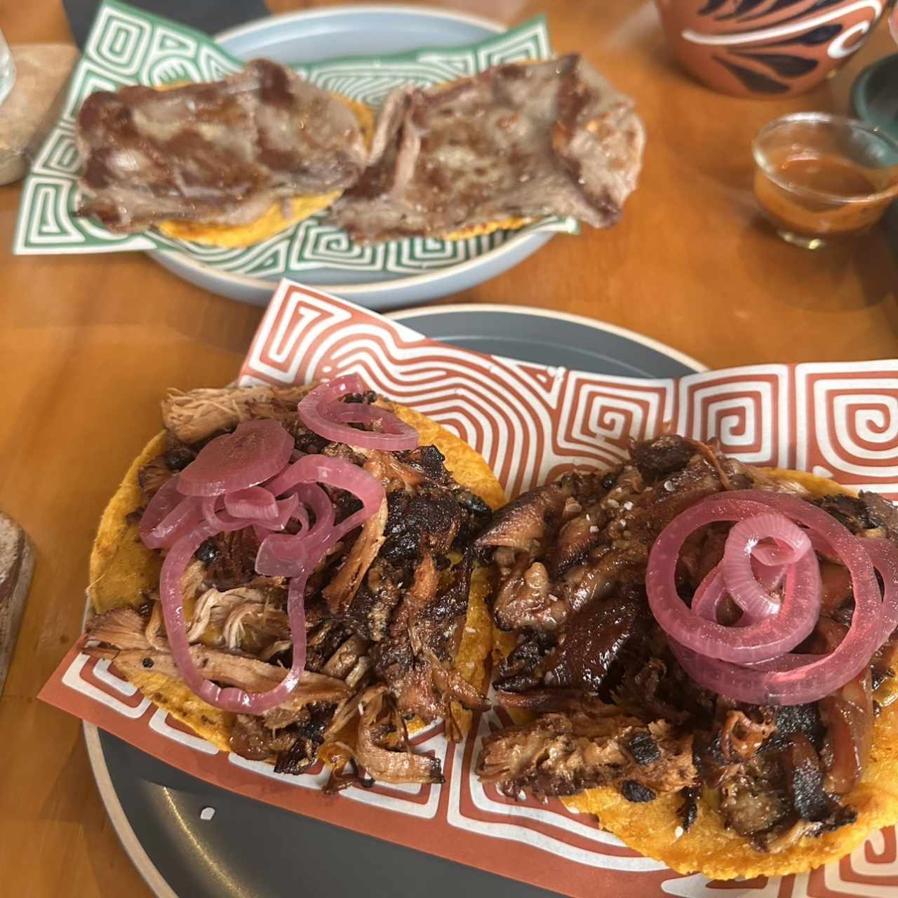 tacos cerdo y ribeye