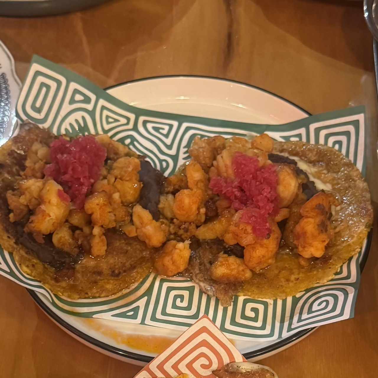 Tacos de camarones 