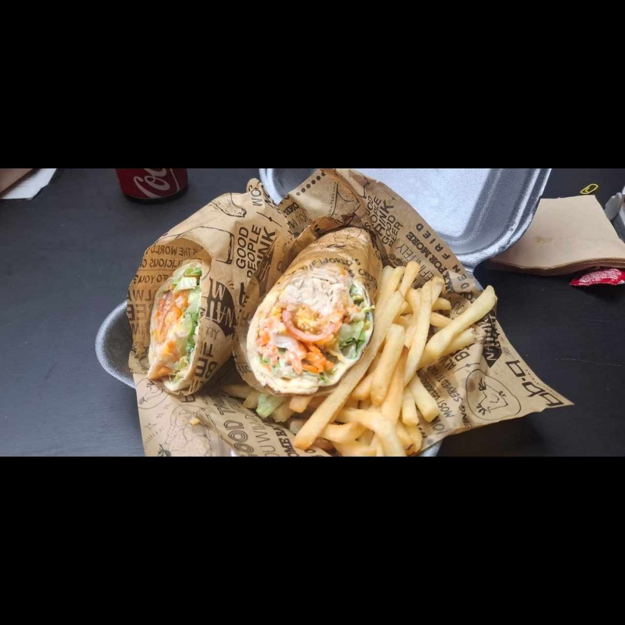 Golden Chicken Wrap