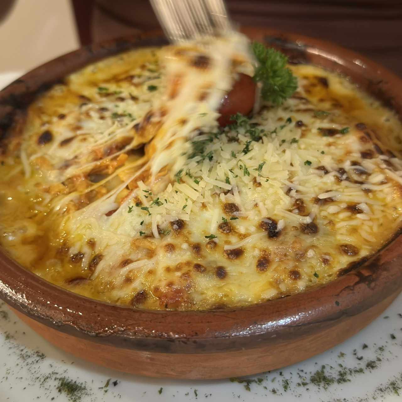 Lasaña de pollo