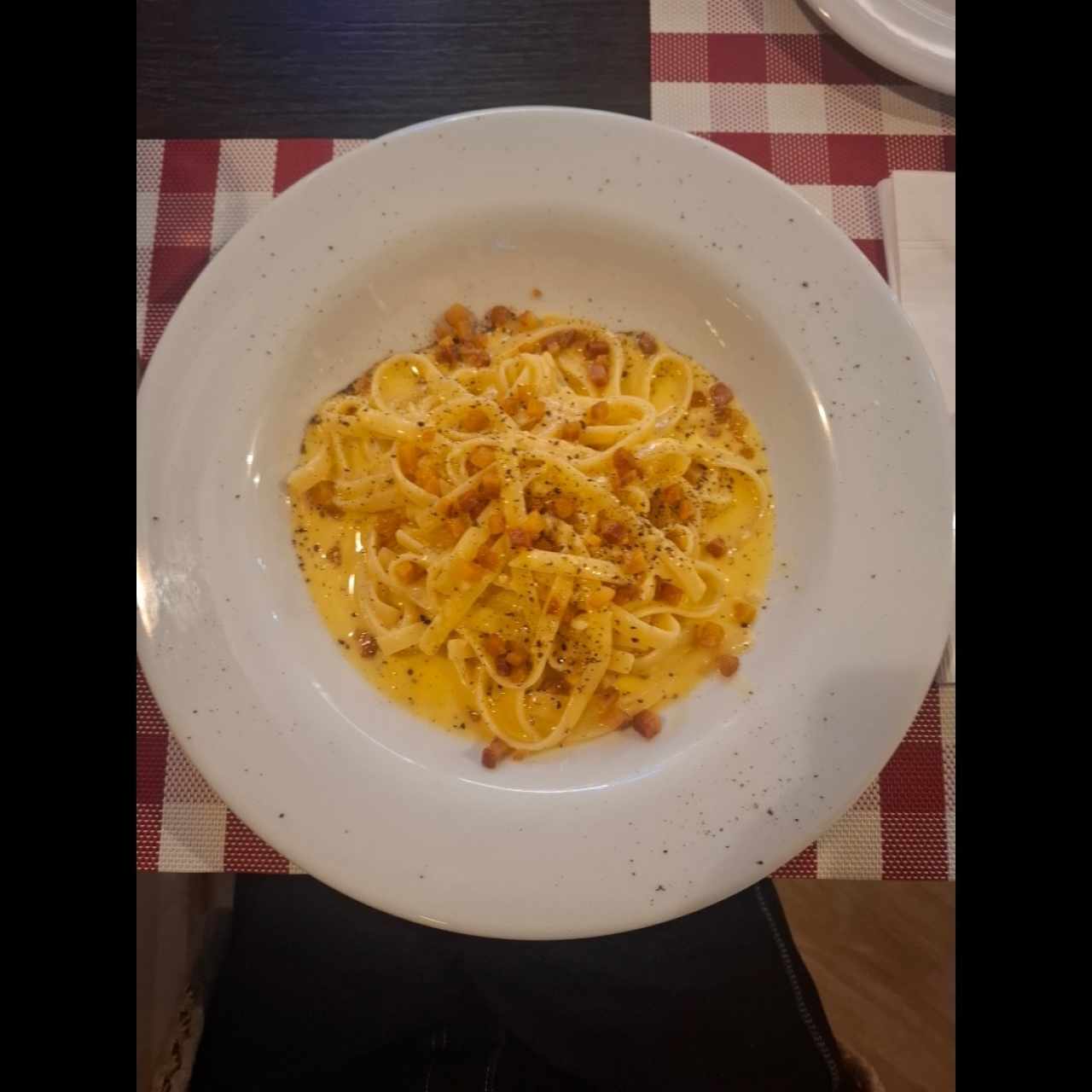 Pasta carbonara 10/10 