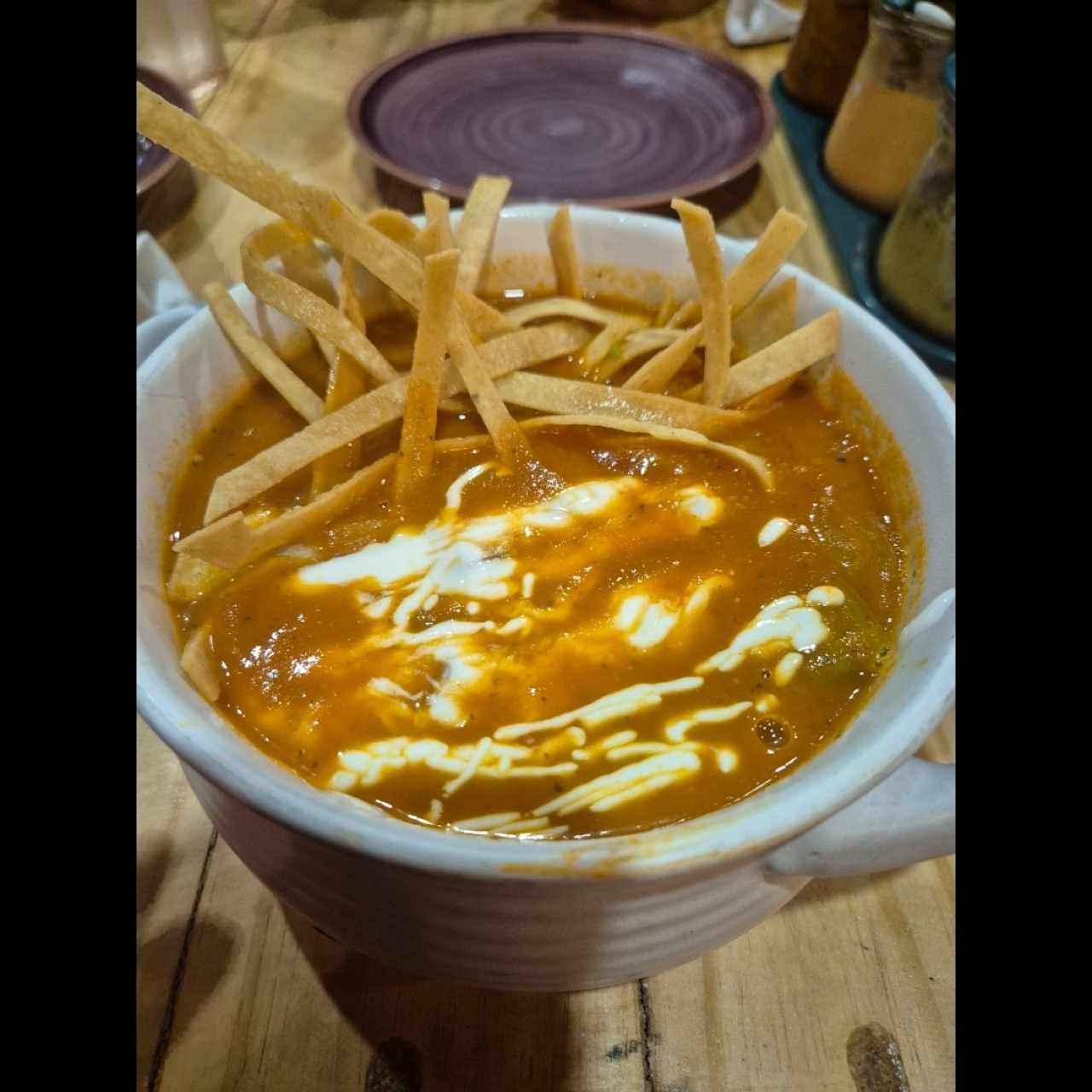 sopa azteca