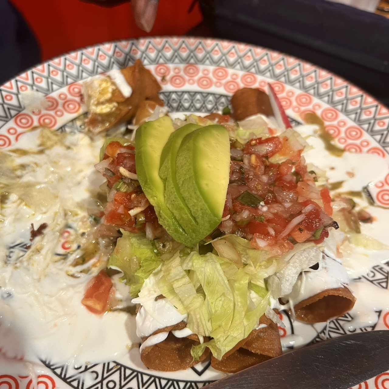 Flauta de pollo 